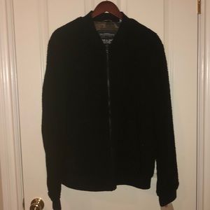 LEVI STRAUSS BLACK FUR JACKET